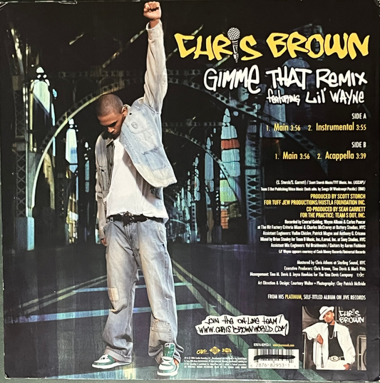 Chris Brown - Gimme That Remix (12" single)