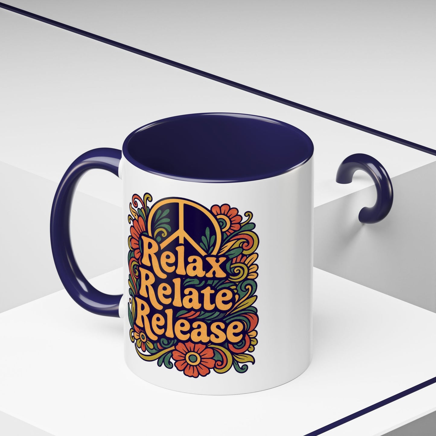 Relax Relate Release Mug