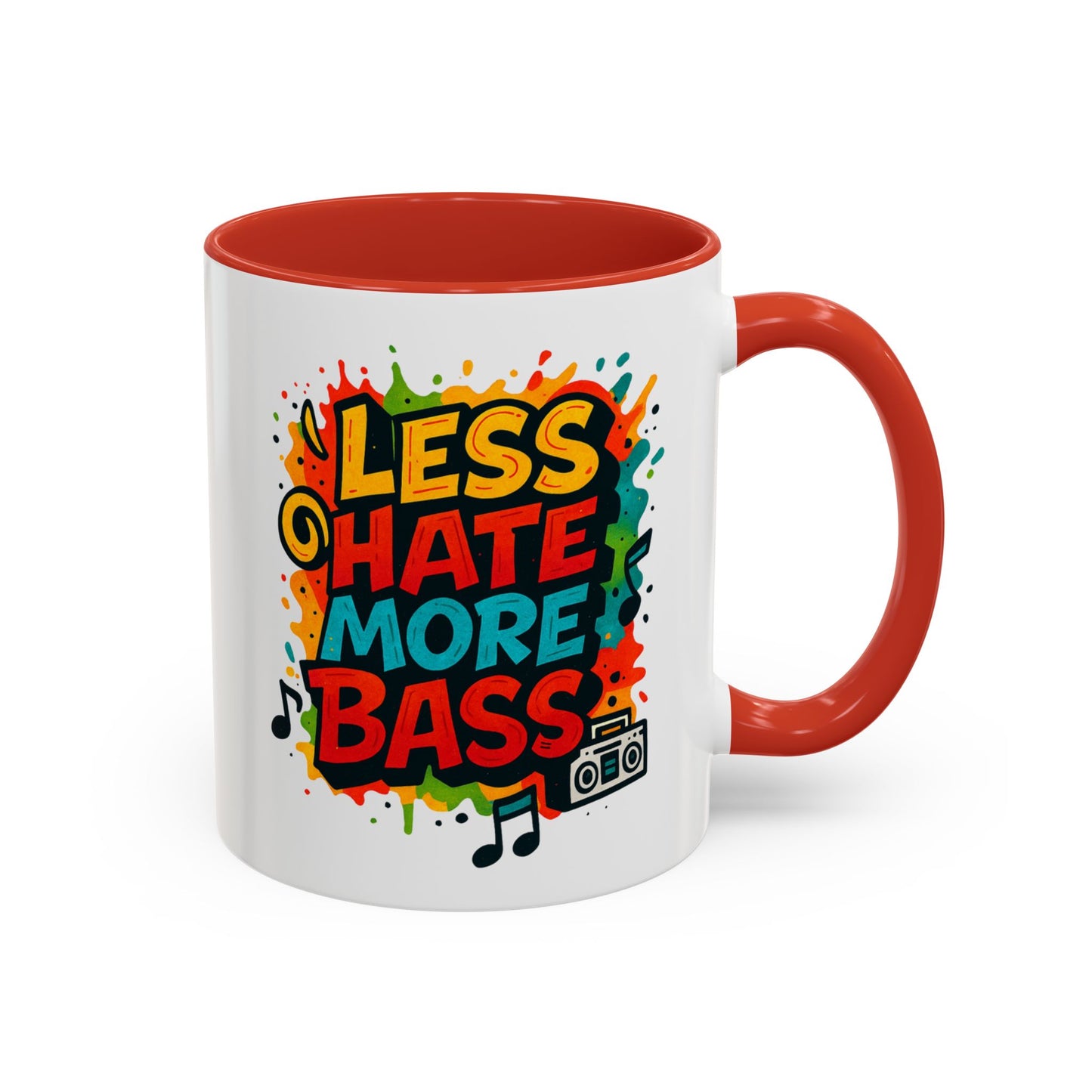 Less Hate More Bass Mug