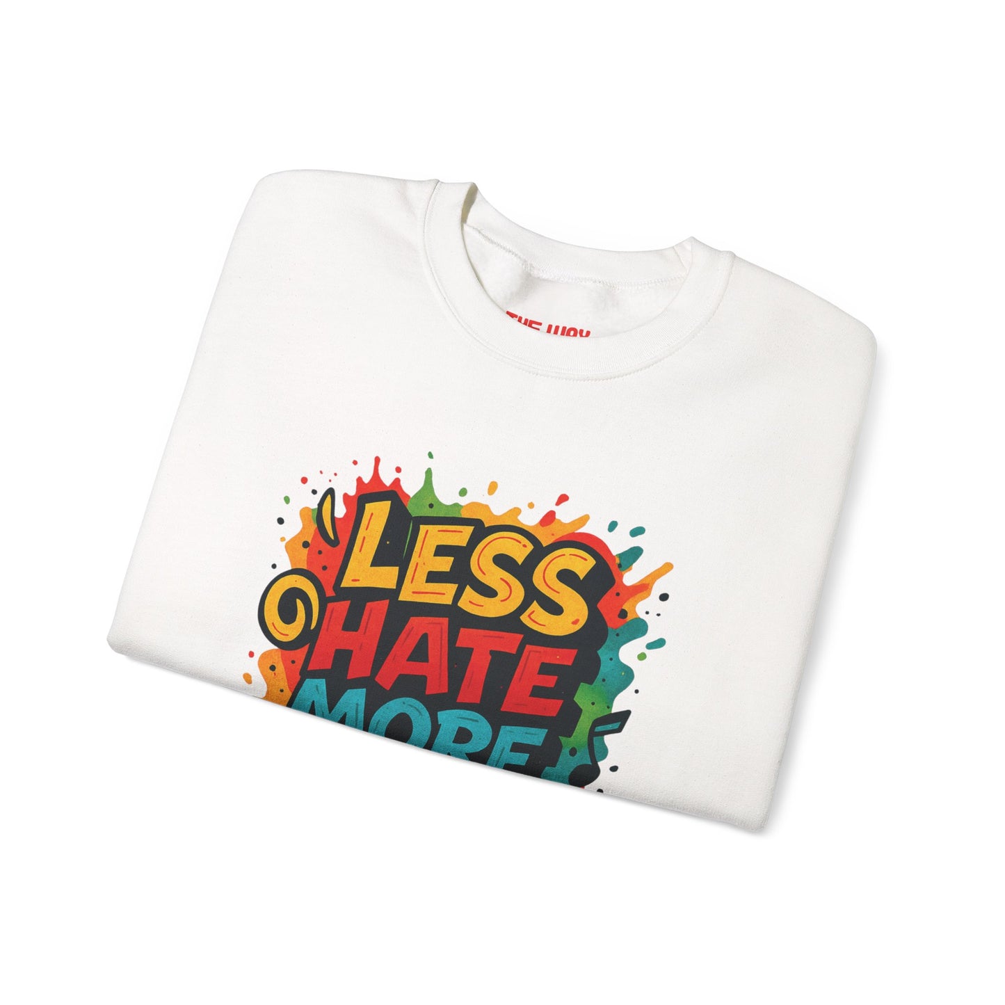 Less Hate More Bass Unisex Crewneck Sweatshirt