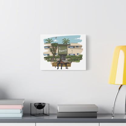 The Dunes - Cartoon Canvas Print