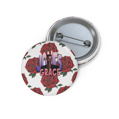Grace Jones Floral Tribute Pin