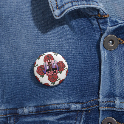 Grace Jones Floral Tribute Pin