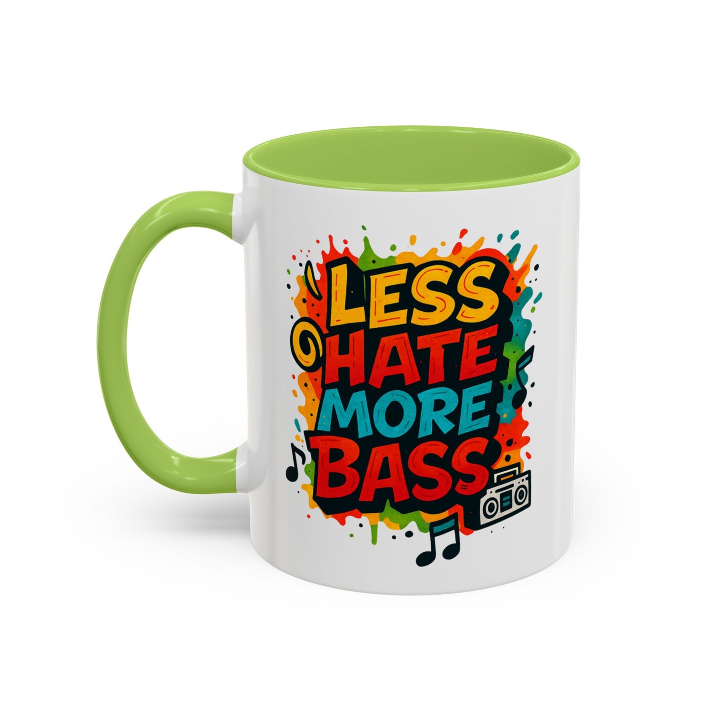 Less Hate More Bass Mug