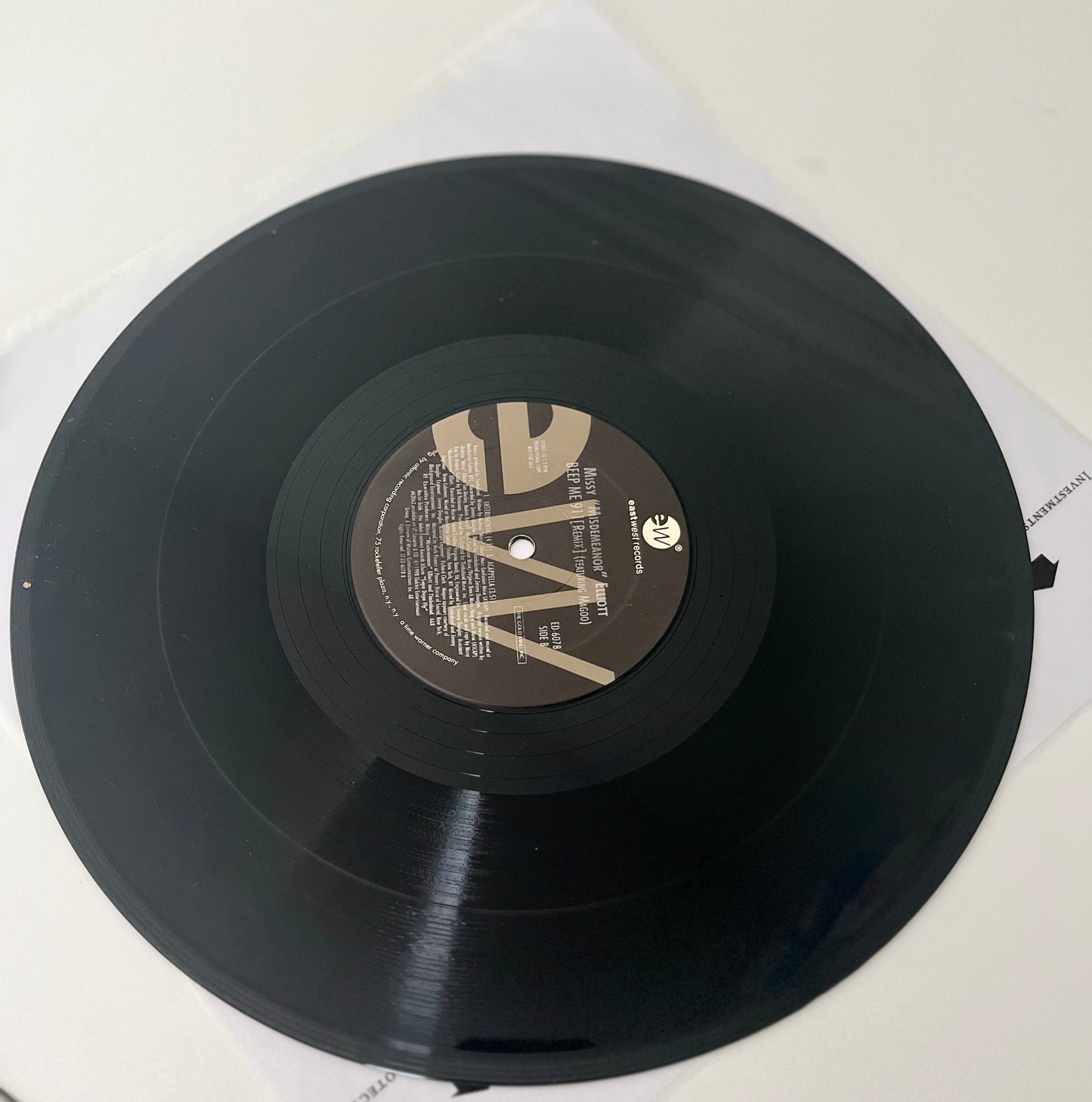 Missy Elliot - Beep Me 911 ft. Magoo (12" Single) - NO SLEEVE