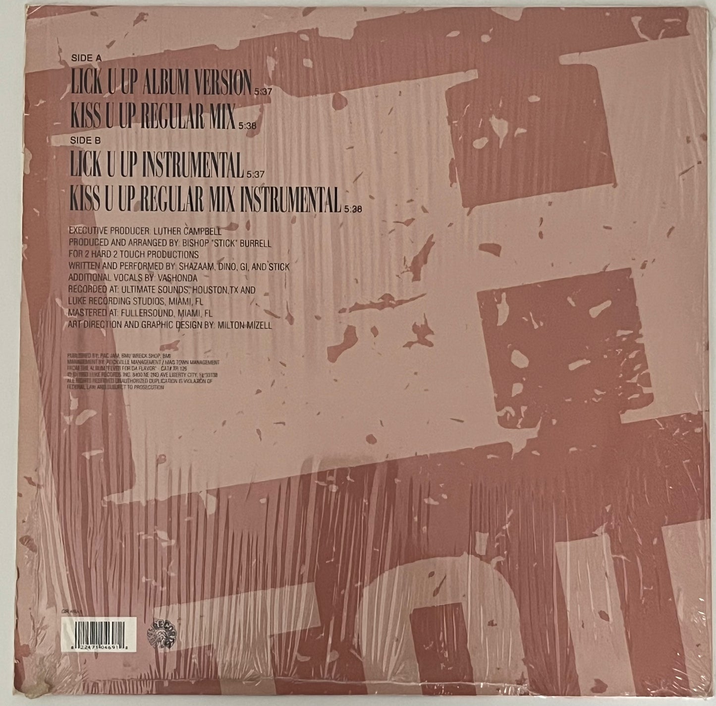 H Town - Lick U Up (12" Single)