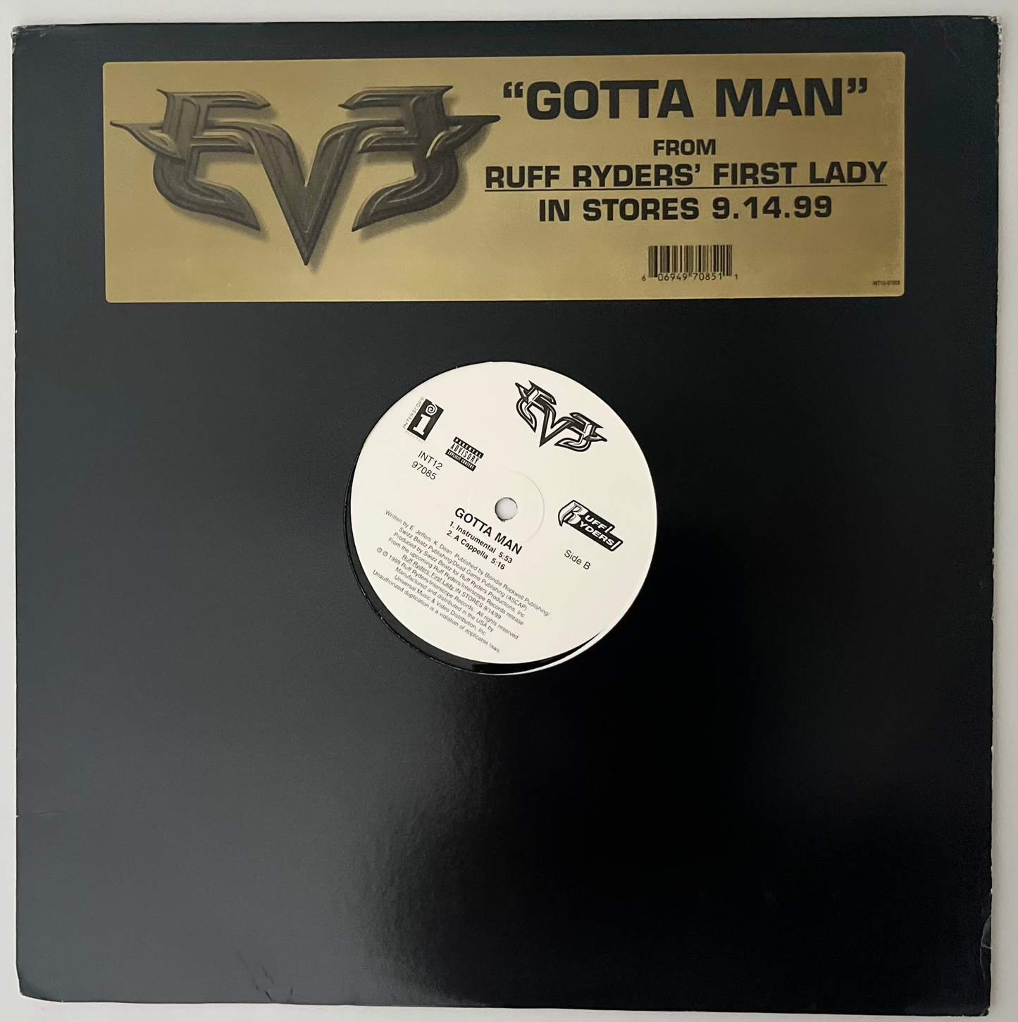 Eve - Gotta Man (12" Single)