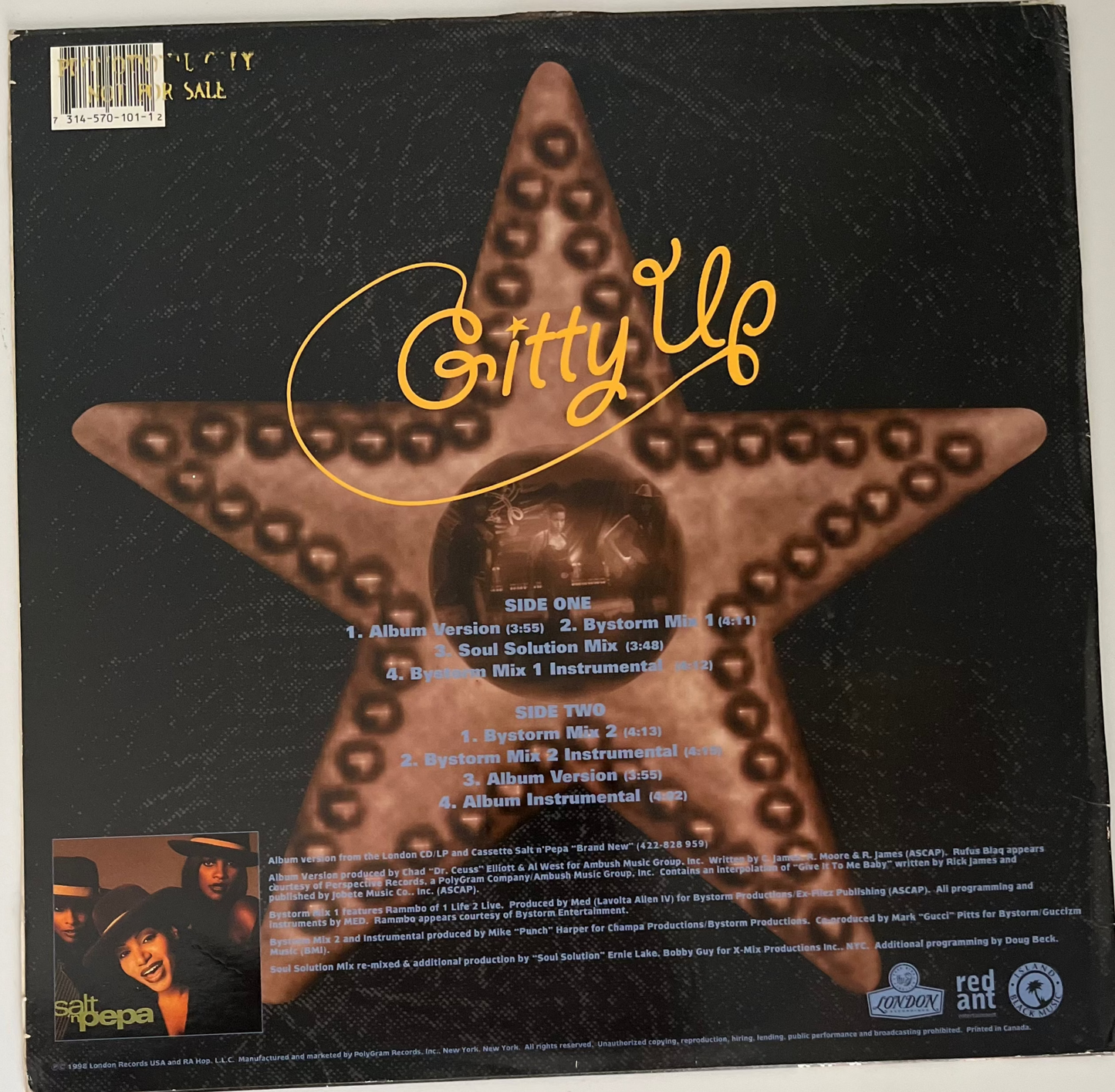 Salt N Pepa - Gitty Up (12" Single)