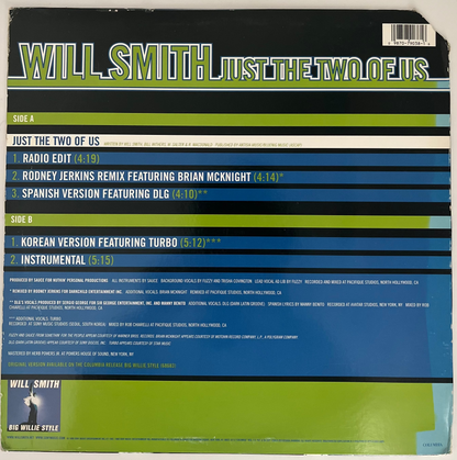 Will Smith - Just The Two of Us (12" Single) CORNER CLIPPED