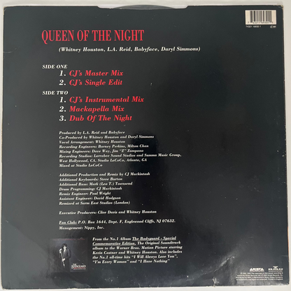 Whitney Houston - Queen of the Night (12" Single)